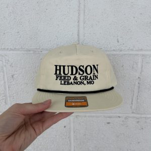 Hudson Hat Cream and Black