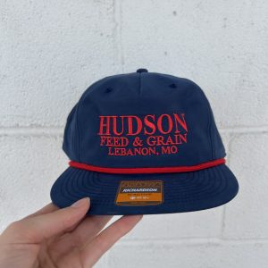Hudson Hat Navy and Red